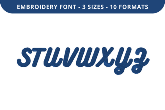 Buck Harry Font S to Z: A Seasonal Embroidery Font Review