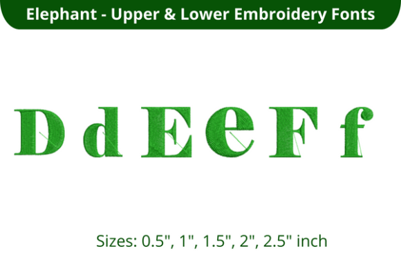Elephant Font DEF: A Seasonal Embroidery Font Review