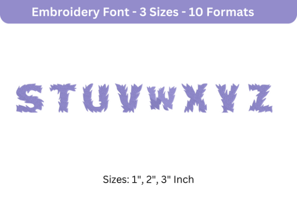 Fire Cat Font S to Z