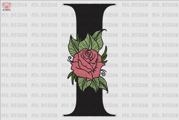 Flower Rose Font I: A Seasonal Embroidery Review
