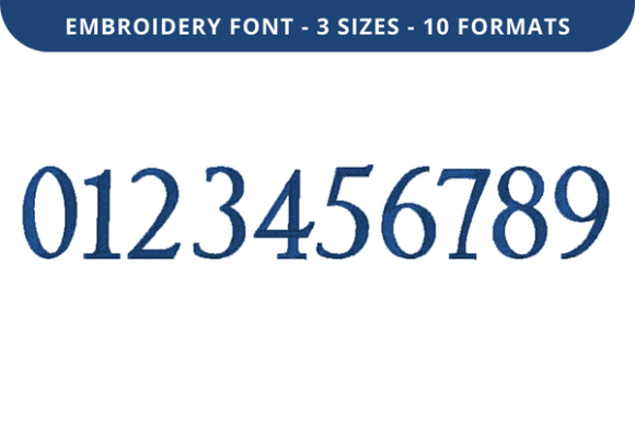 Funny Man Font 0 to 9