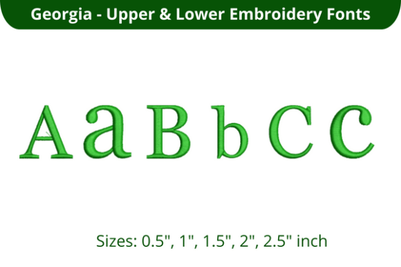 Georgia Font ABC: Elegant Personalization for Handmade Gifts