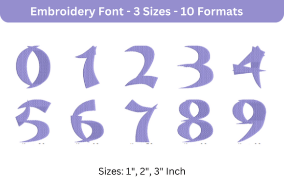 Karate Font 0 to 9: Bold, Clean & Craft-Fair Ready