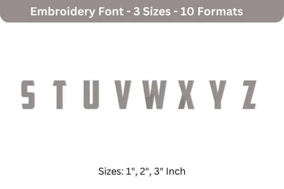 Major American Font S to Z