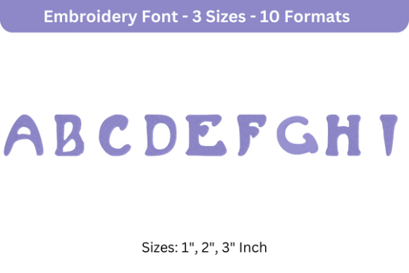 Mucha French Font a to I